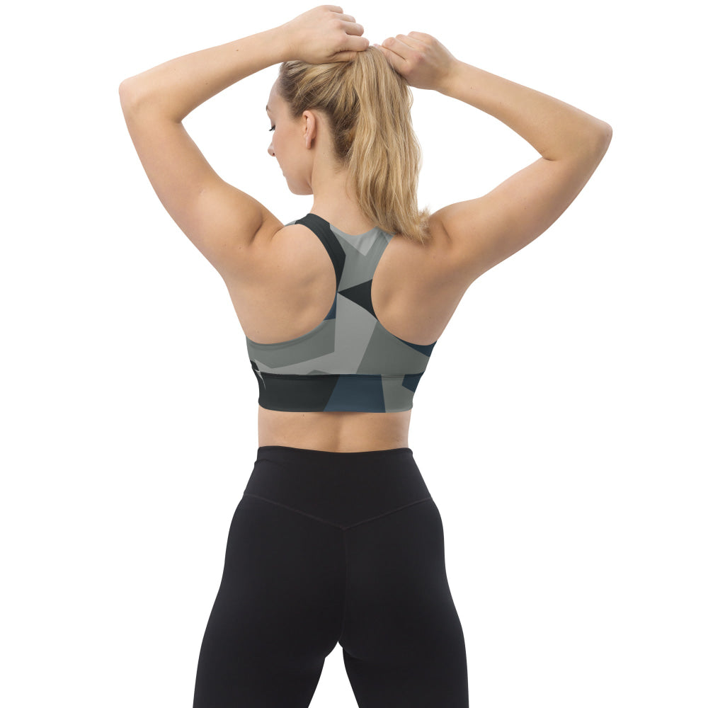 Swedish M90 Urban CAMO Longline sports bra - Womens Sports Bra