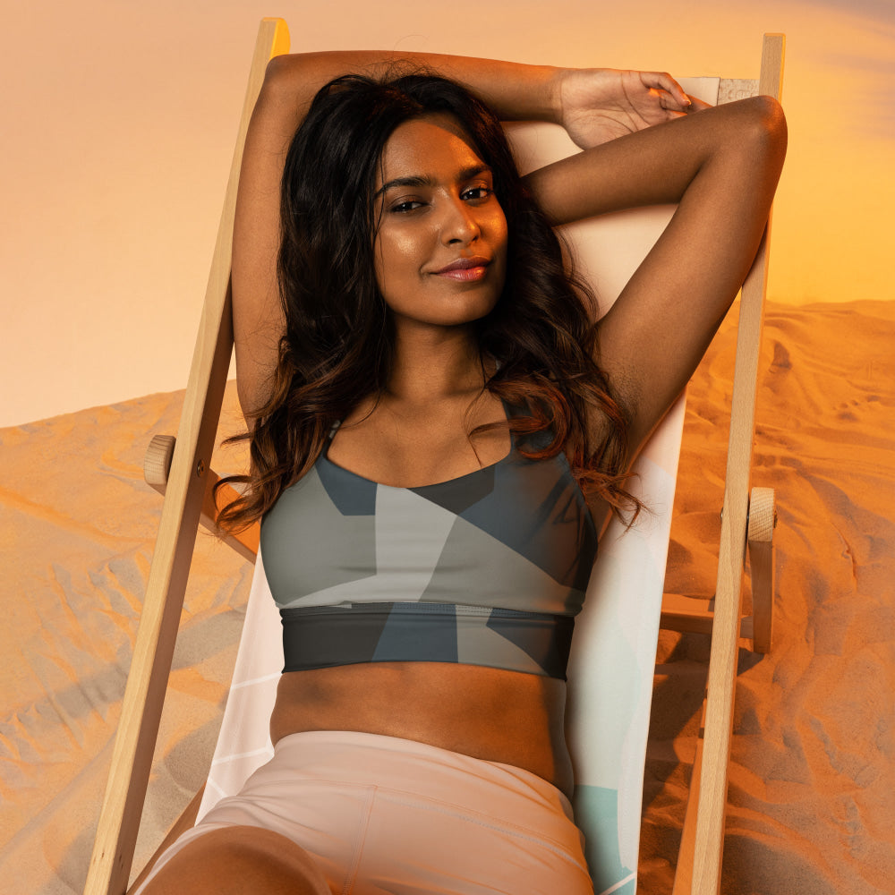 Swedish M90 Urban CAMO Longline sports bra - Womens Sports Bra