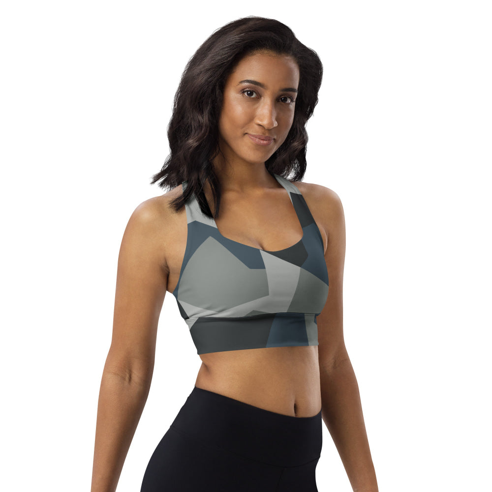 Swedish M90 Urban CAMO Longline sports bra - Womens Sports Bra