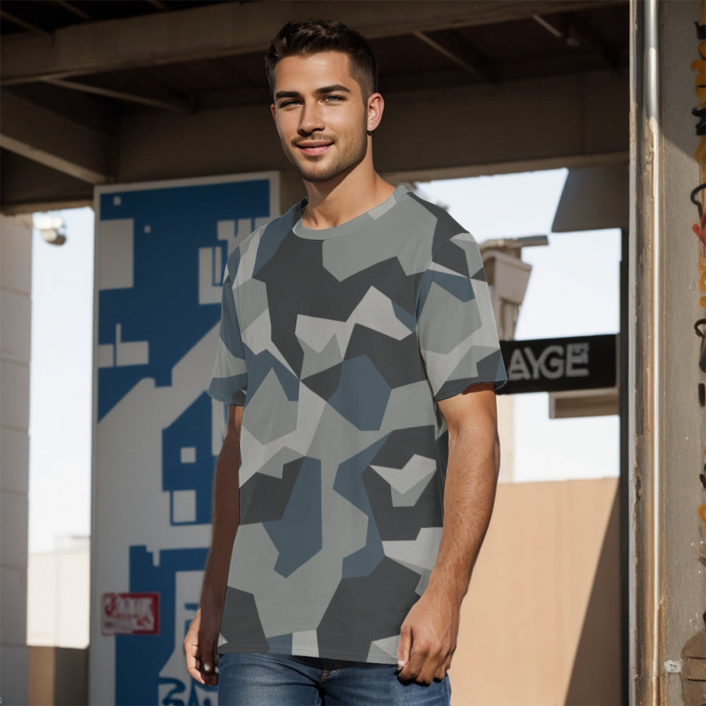 Swedish M90 Urban CAMO Men’s 100% Cotton T-Shirt - Mens