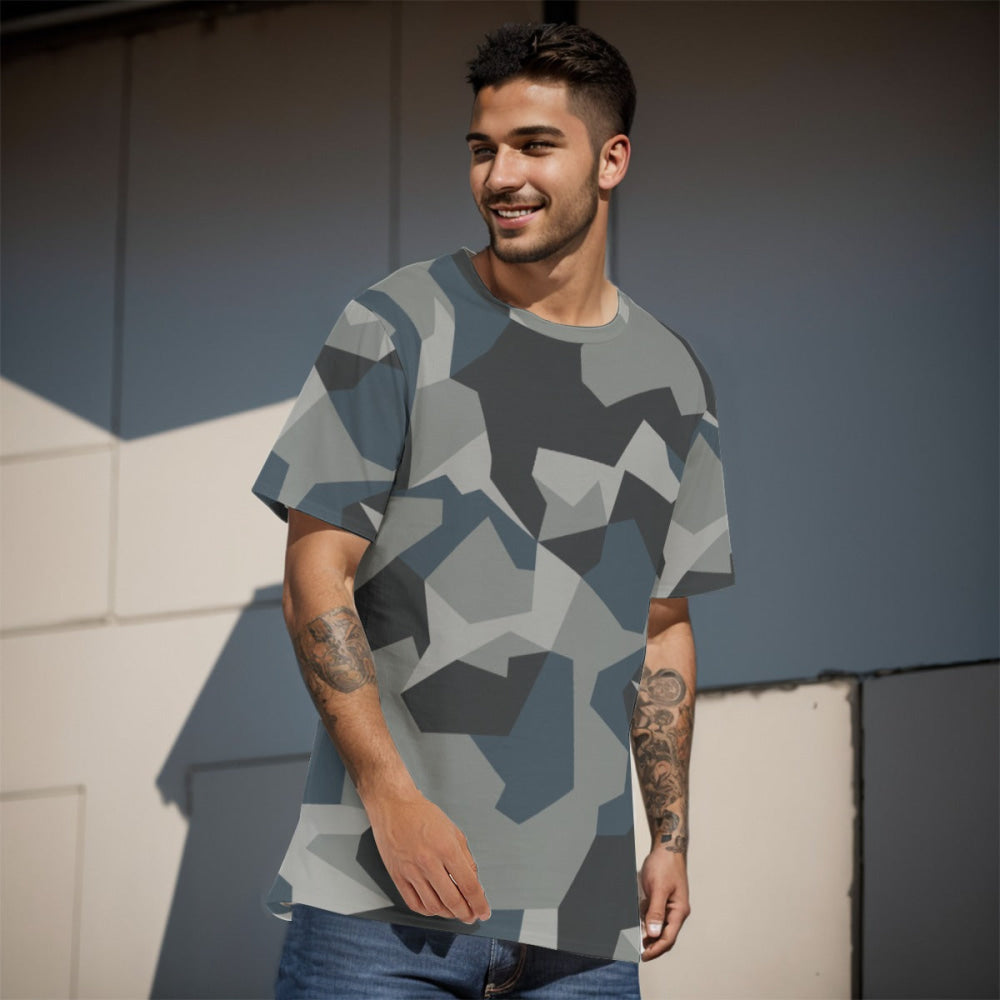 Swedish M90 Urban CAMO Men’s 100% Cotton T-Shirt - Mens