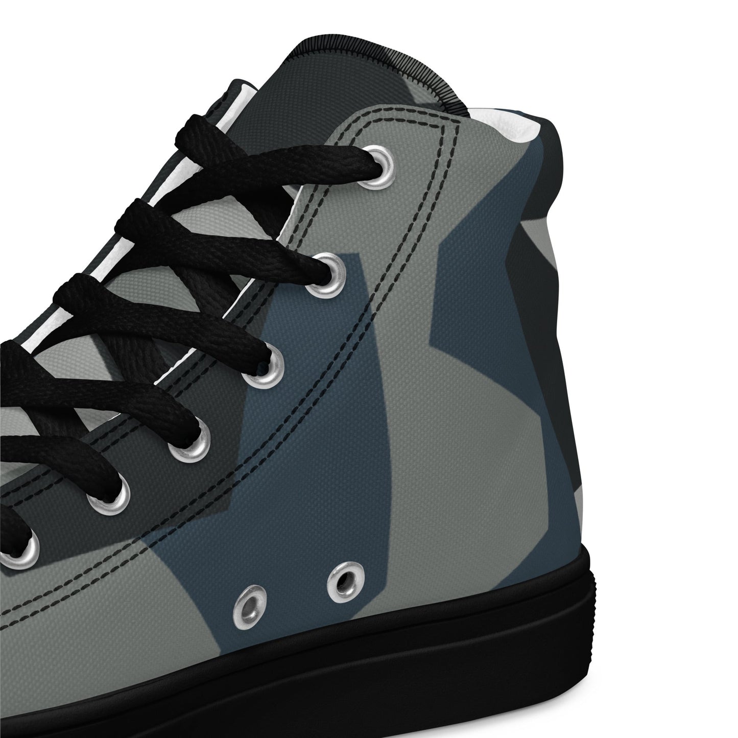 Swedish M90 Urban CAMO Mens high top canvas shoes - High Top Canvas Shoes