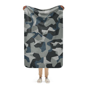 M90 Swedish Urban CAMO Sherpa Blanket - 37″×57″