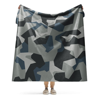 Swedish M90 Urban CAMO Sherpa blanket - 60″×80″