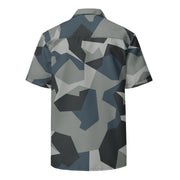 M90 Swedish Urban CAMO Unisex Short-Sleeve Button Shirt - Button-Up
