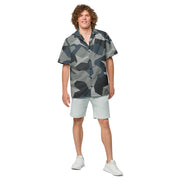 M90 Swedish Urban CAMO Unisex Short-Sleeve Button Shirt - Button-Up