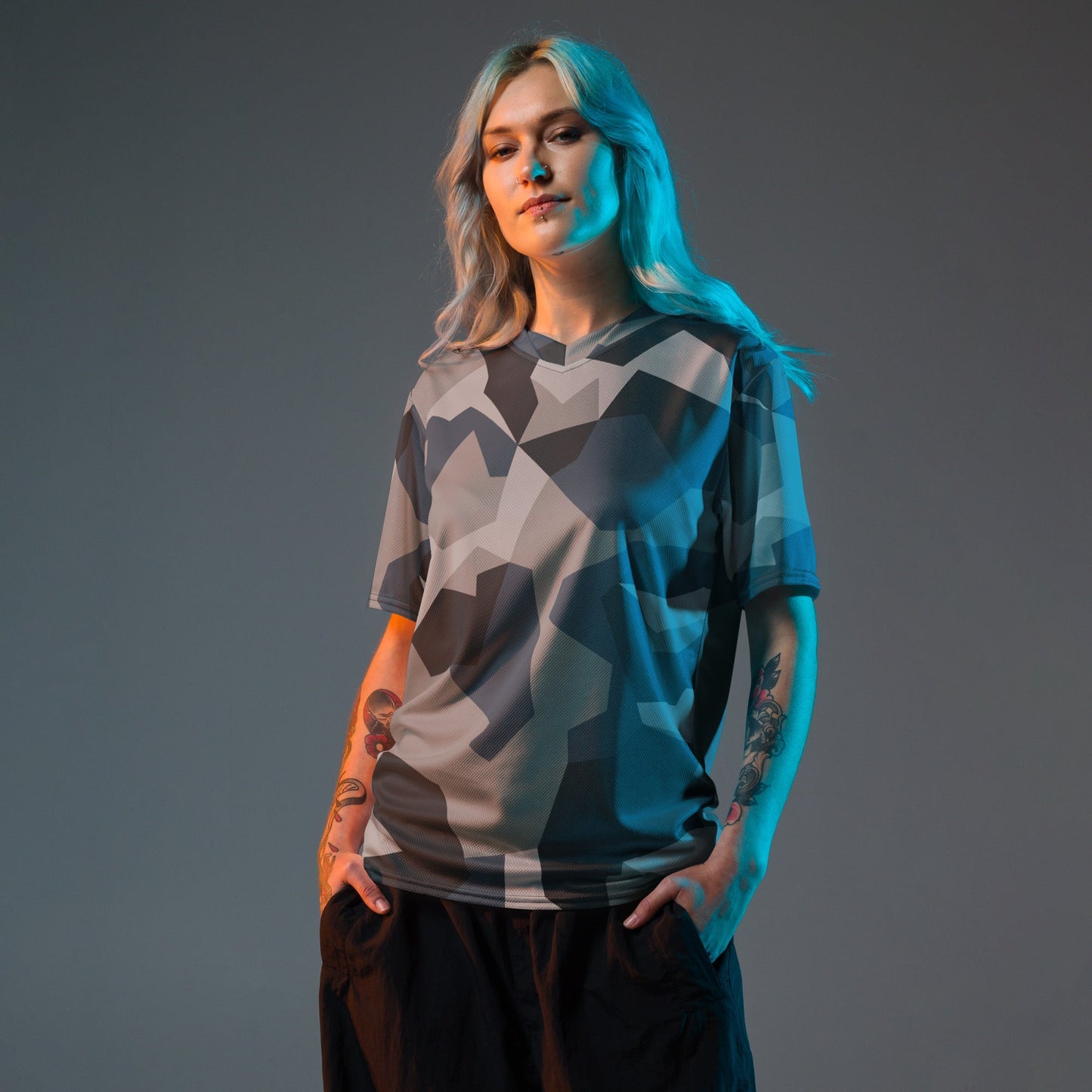 Swedish M90 Urban CAMO unisex sports jersey Sports Jerseys