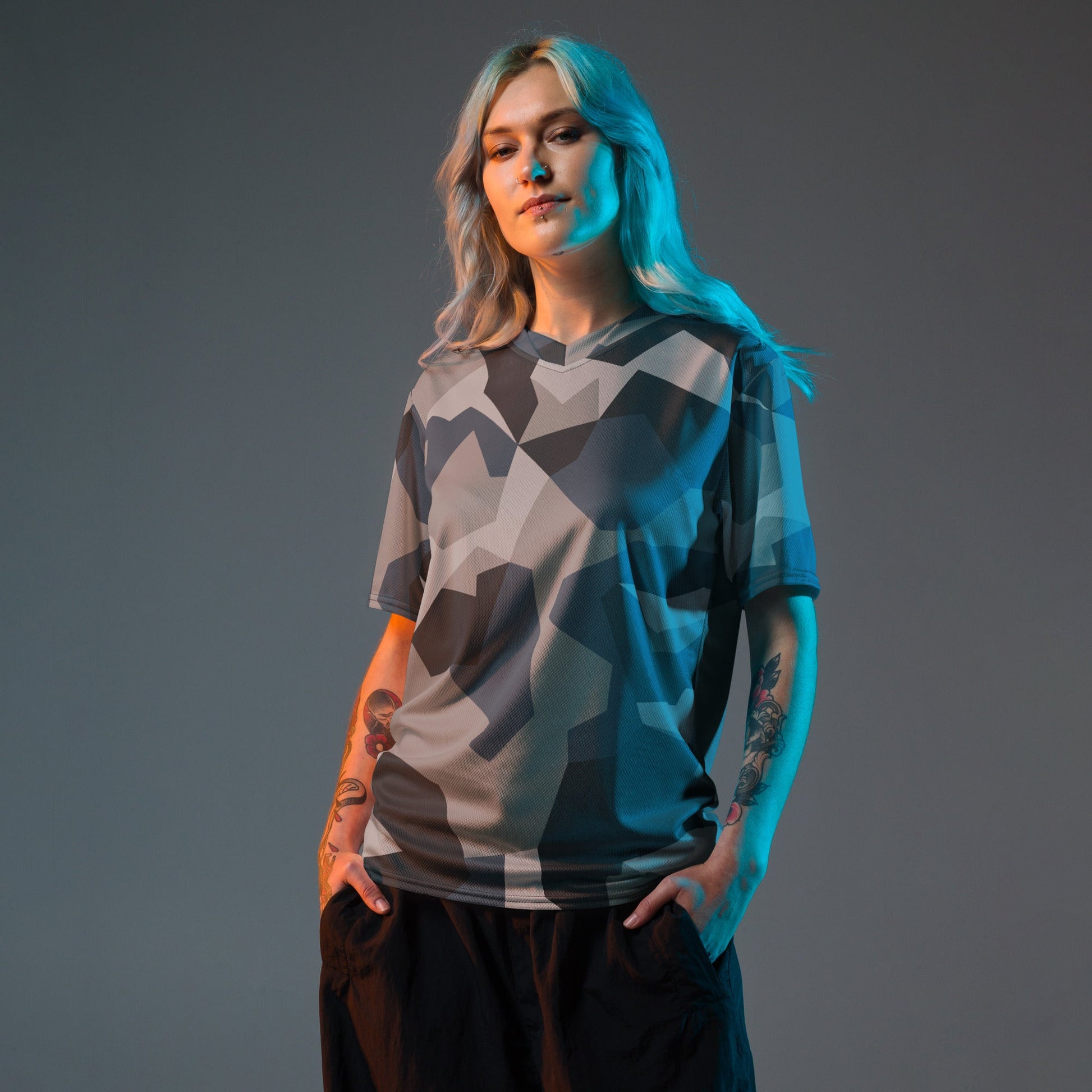 Swedish M90 Urban CAMO unisex sports jersey Sports Jerseys