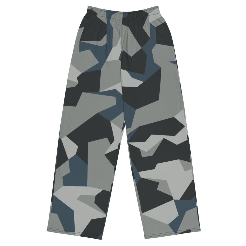 Swedish M90 Urban CAMO unisex wide-leg pants - 2XS - Unisex Wide-Leg Pants