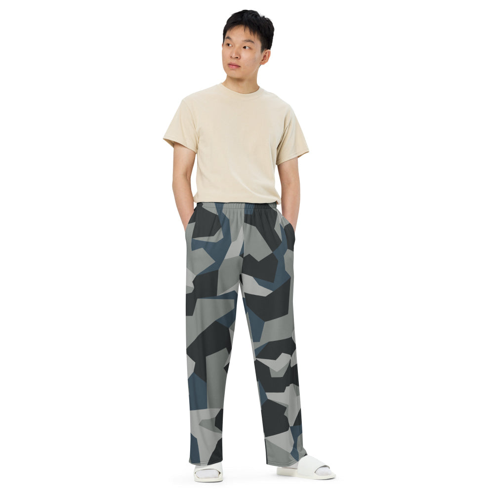 Swedish M90 Urban CAMO unisex wide-leg pants - Unisex Wide-Leg Pants