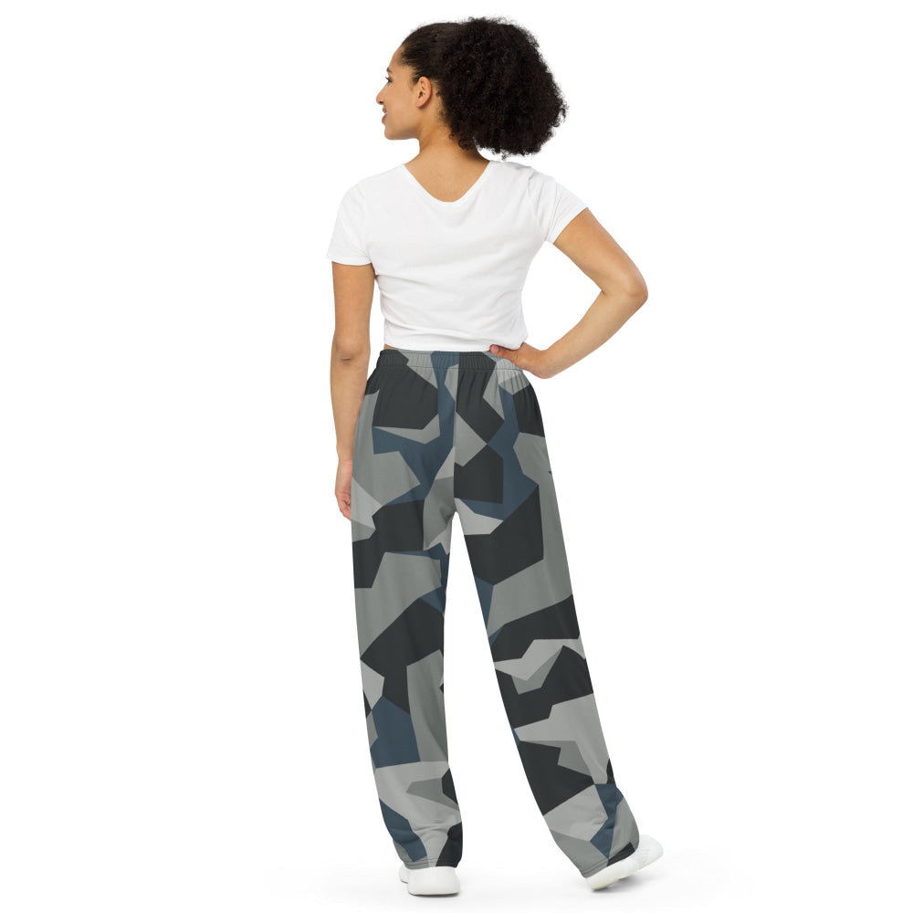 Swedish M90 Urban CAMO unisex wide-leg pants - Unisex Wide-Leg Pants