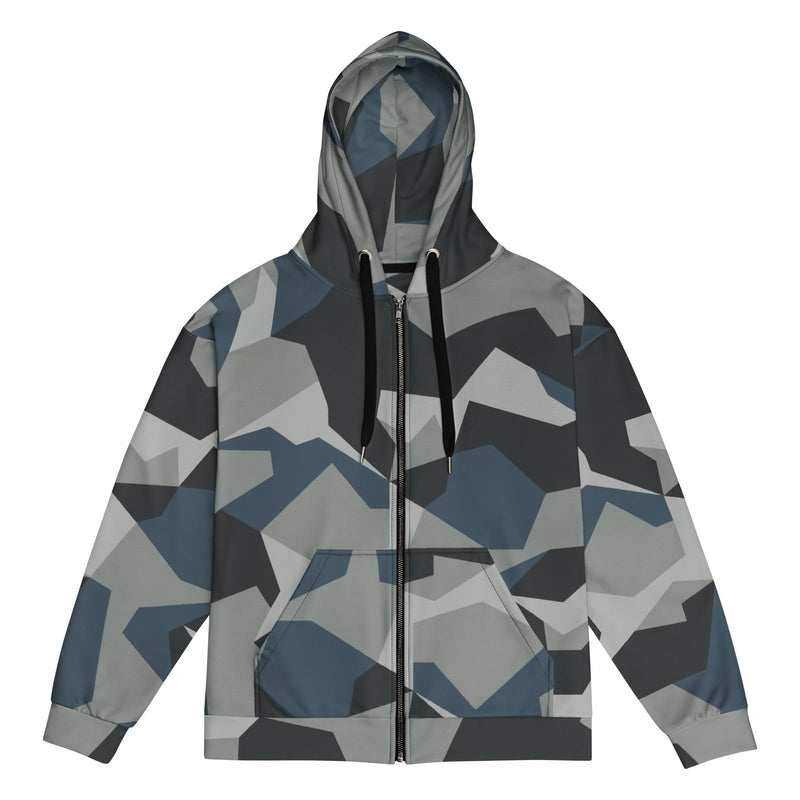 M90 Swedish Urban CAMO Unisex Zip Hoodie - 2XS