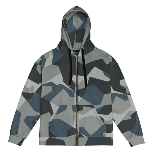 Swedish M90 Urban CAMO Unisex zip hoodie - Zip Hoodie