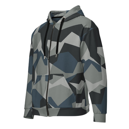 Swedish M90 Urban CAMO Unisex zip hoodie Zip Hoodies