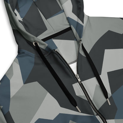 Swedish M90 Urban CAMO Unisex zip hoodie