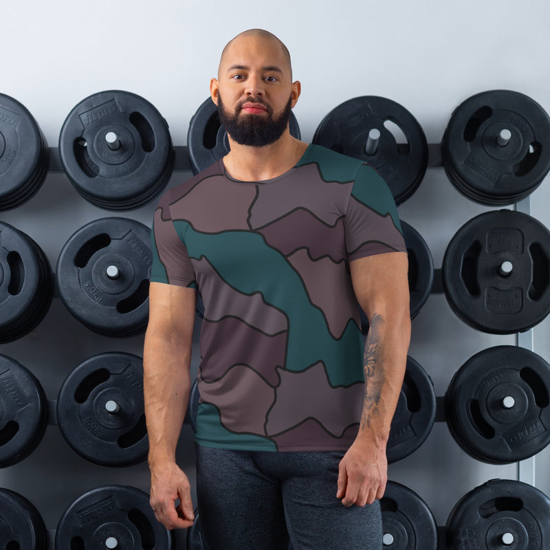 Contour Veil Swedish CAMO Mens Athletic T-Shirt - XS - Shirt