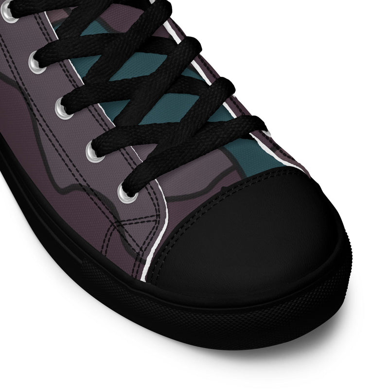 Contour Veil Swedish CAMO Mens High-Top Canvas Shoes