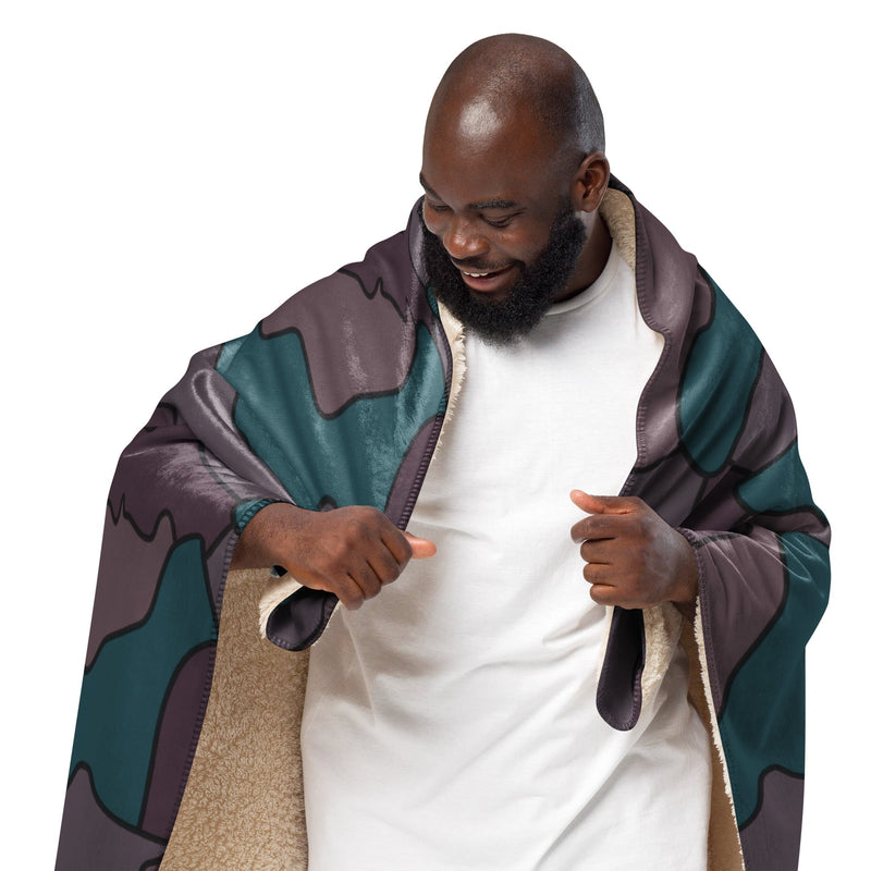 Contour Veil Swedish CAMO Sherpa Blanket