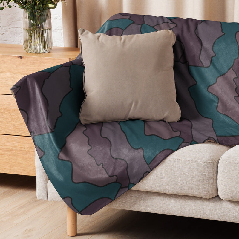 Contour Veil Swedish CAMO Sherpa Blanket