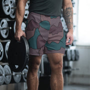 Contour Veil Swedish CAMO Unisex Athletic Long Shorts - 2XS
