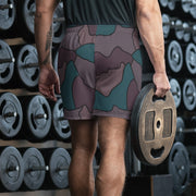 Contour Veil Swedish CAMO Unisex Athletic Long Shorts