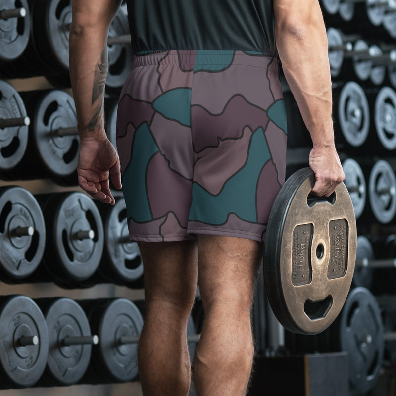 Contour Veil Swedish CAMO Unisex Athletic Long Shorts