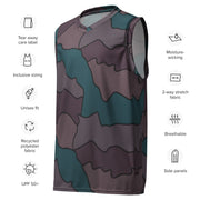 Contour Veil Swedish CAMO Unisex Basketball Jersey