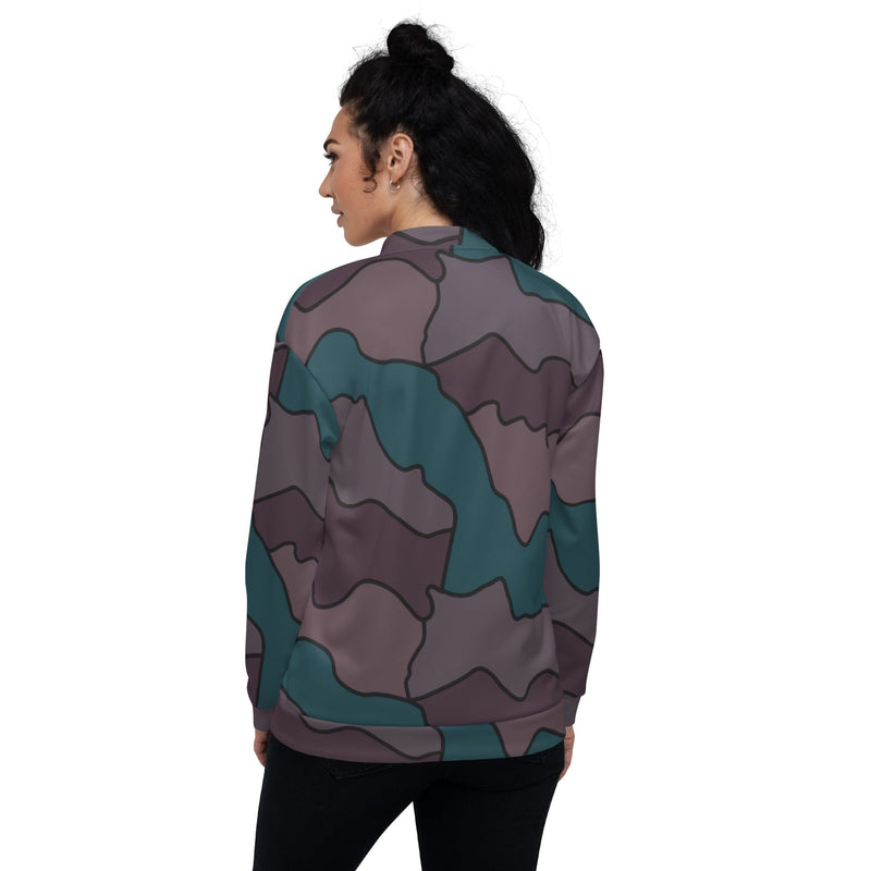 Contour Veil Swedish CAMO Unisex Bomber Jacket
