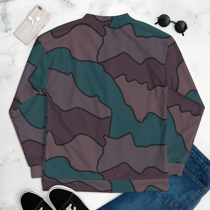 Contour Veil Swedish CAMO Unisex Bomber Jacket