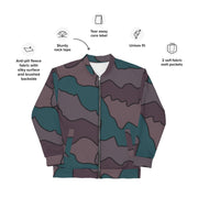 Contour Veil Swedish CAMO Unisex Bomber Jacket