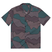 Contour Veil Swedish CAMO Unisex Short-Sleeve Button Shirt - 2XS - Button-Up