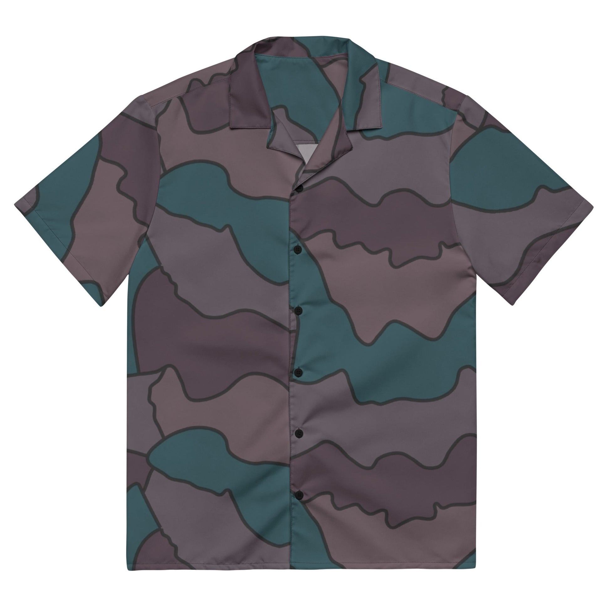 Swedish Quarter Shelter 1960 CAMO Unisex button shirt - 2XS - Button Shirts