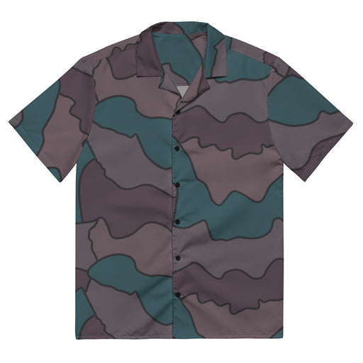 Contour Veil Swedish CAMO Unisex Short-Sleeve Button Shirt - 2XS - Button-Up