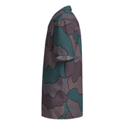 Contour Veil Swedish CAMO Unisex Short-Sleeve Button Shirt - Button-Up