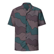 Contour Veil Swedish CAMO Unisex Short-Sleeve Button Shirt - Button-Up