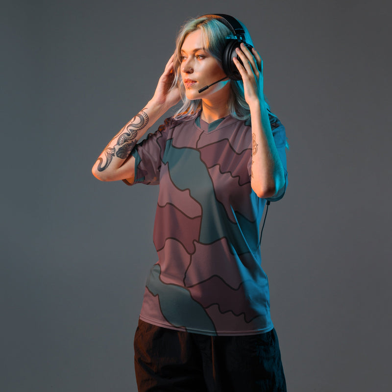 Contour Veil Swedish CAMO Unisex Sports Jersey
