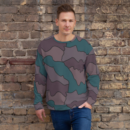 Swedish Quarter Shelter 1960 CAMO Unisex Sweatshirt - XS