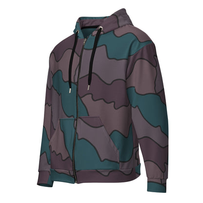 Swedish Quarter Shelter 1960 CAMO Unisex zip hoodie - Zip Hoodies