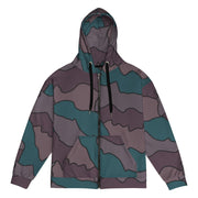 Contour Veil Swedish CAMO Unisex Zip Hoodie - 2XS