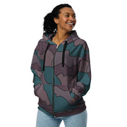 Contour Veil Swedish CAMO Unisex Zip Hoodie