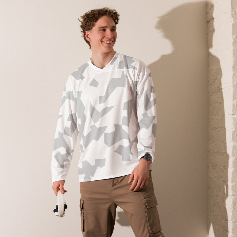 Fragment Snow Swedish CAMO Unisex Hockey Fan Jersey