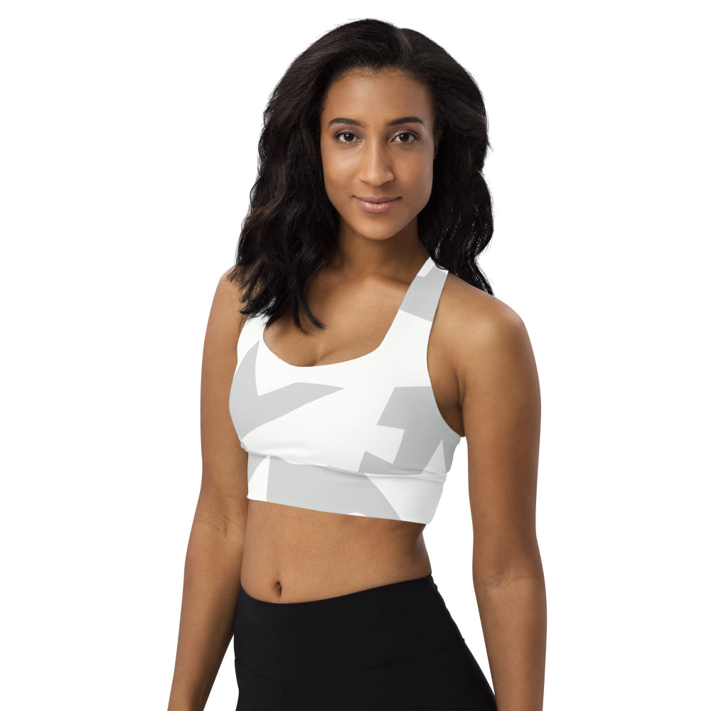 Swedish Snow CAMO Longline sports bra - Womens Sports Bra