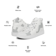 Fragment Snow Swedish CAMO Mens High-Top Canvas Shoes