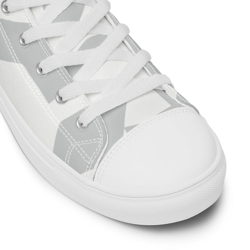 Fragment Snow Swedish CAMO Mens High-Top Canvas Shoes