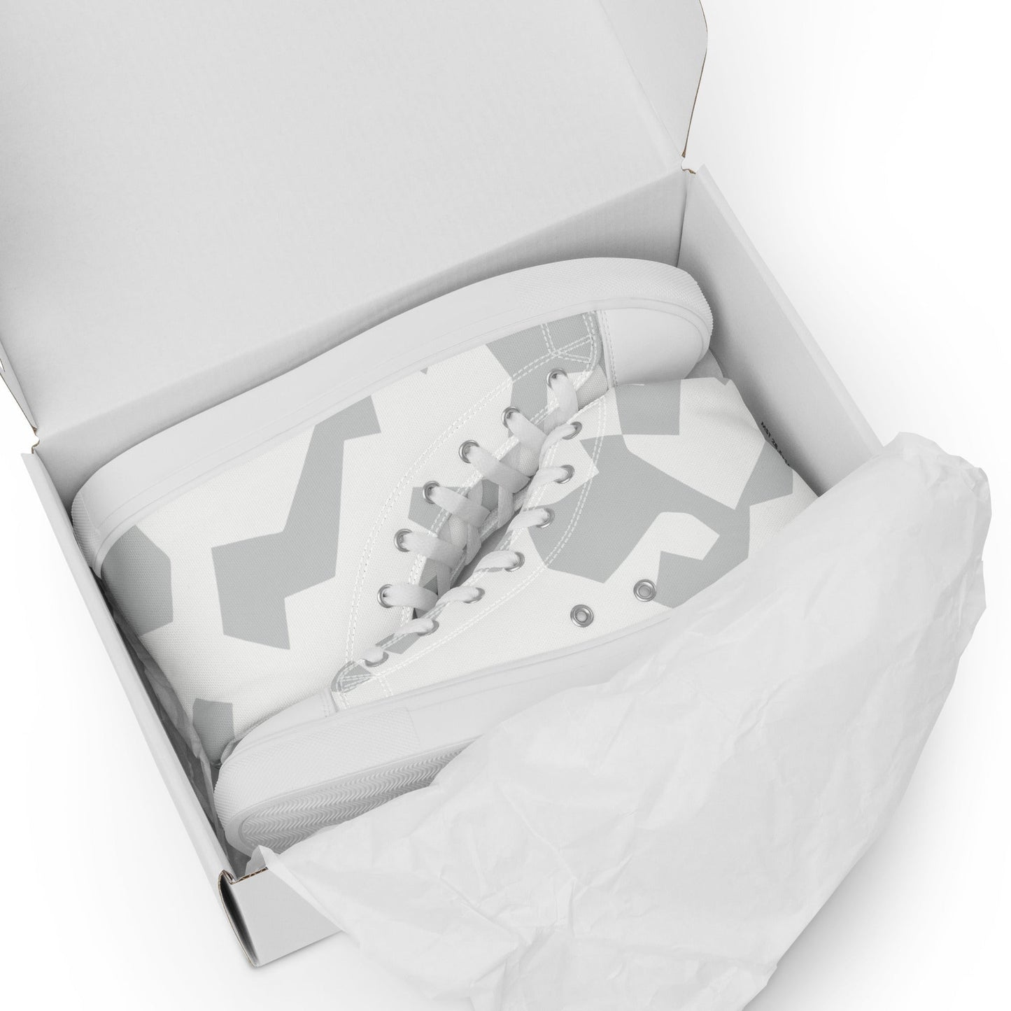 Swedish Snow CAMO Mens high top canvas shoes - High Top Canvas Shoes