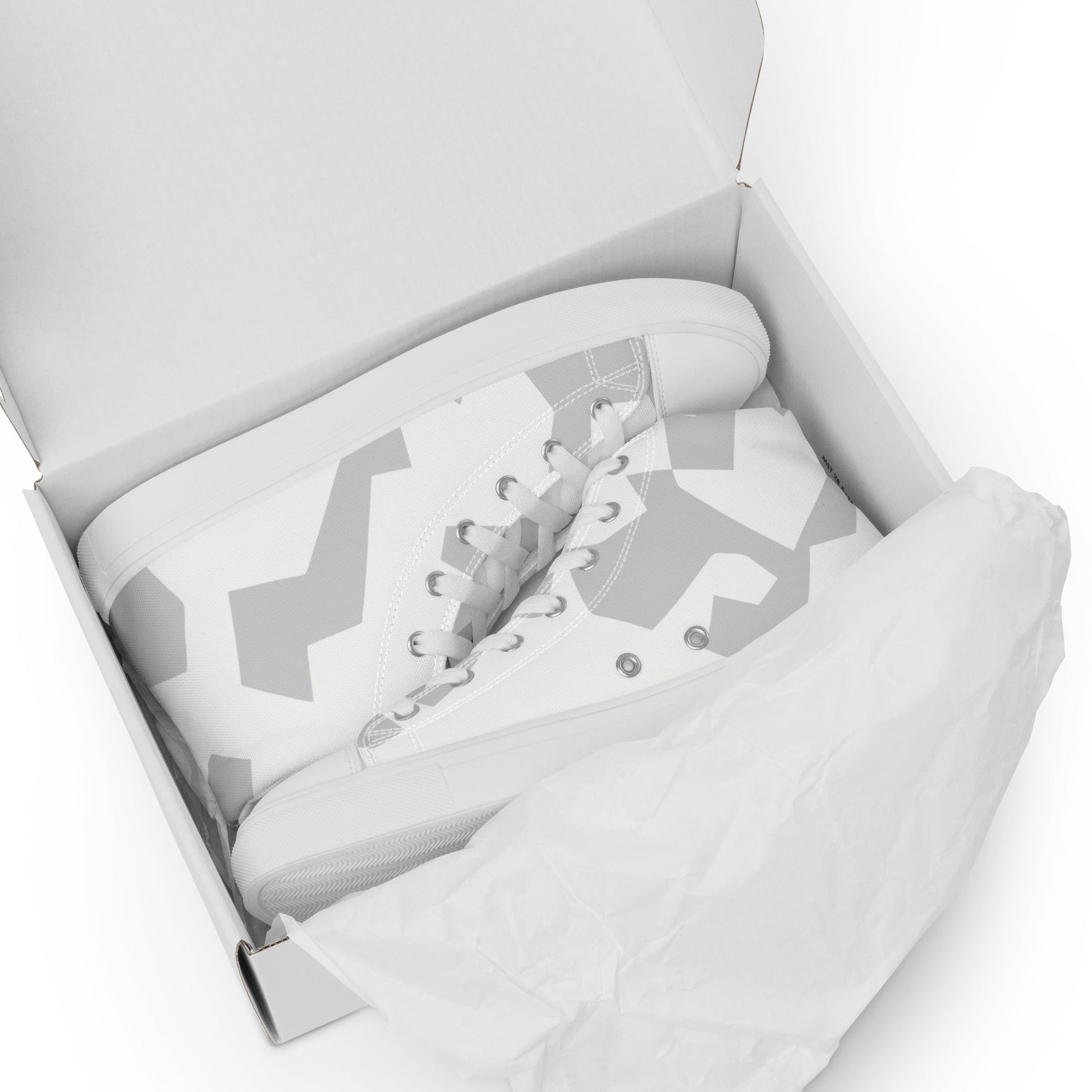 Swedish Snow CAMO Mens high top canvas shoes - High Top Canvas Shoes