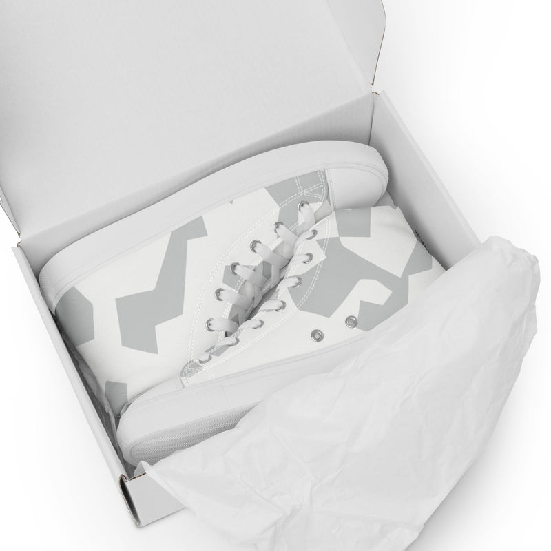 Fragment Snow Swedish CAMO Mens High-Top Canvas Shoes