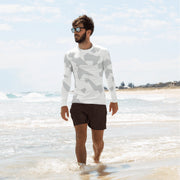 Fragment Snow Swedish CAMO Mens Long-Sleeve Rash Guard - XS