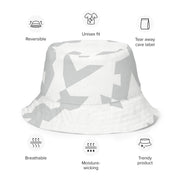 Fragment Snow Swedish CAMO Reversible Bucket Hat - Head