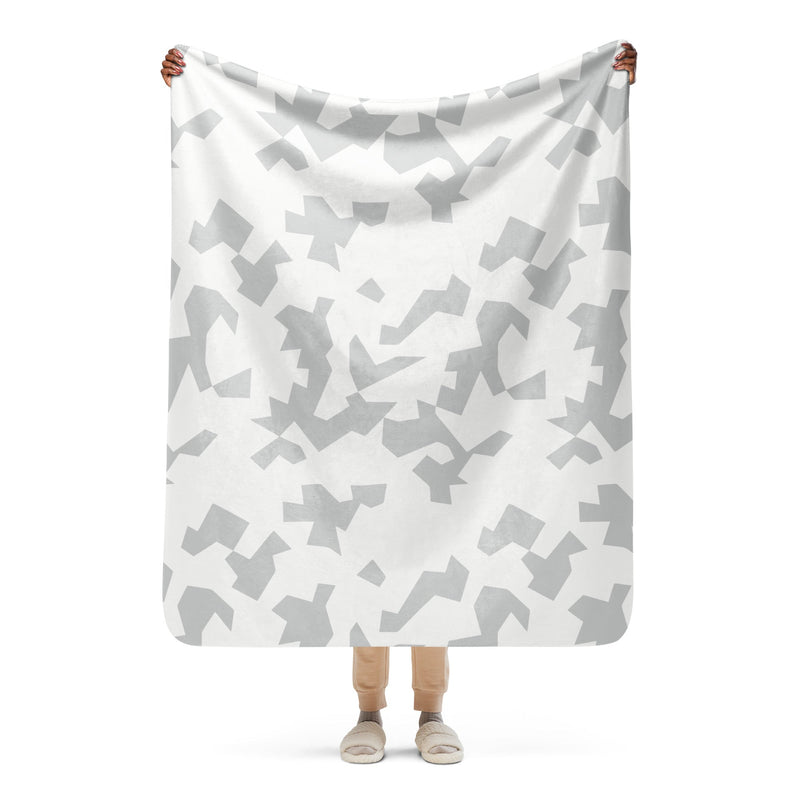 Fragment Snow Swedish CAMO Sherpa Blanket - 50″×60″